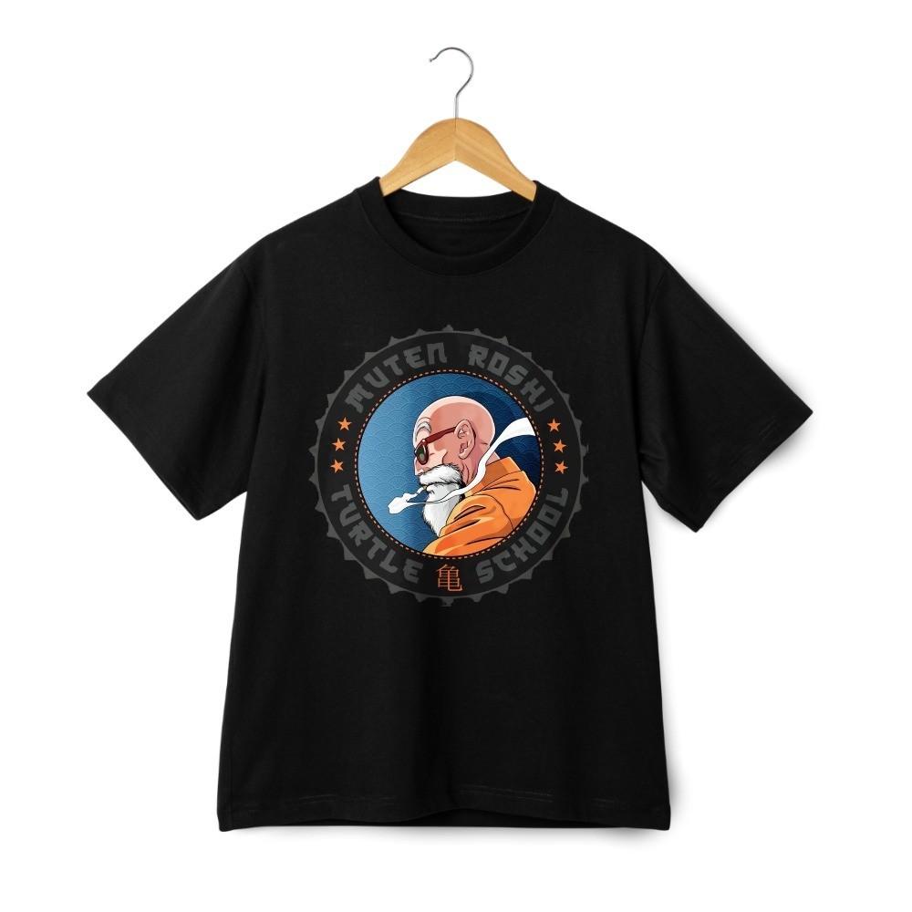 

Anime Master Roshi T-Shirt - Turtle School Symbol Graphic Tee Unisex Streetwear 4XL