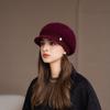 Winter Mother Hat Ladies Fleece Knitted Warm Rabbit Wool Hat In The Elderly Cold Grandma Ear Protection Cotton Hat