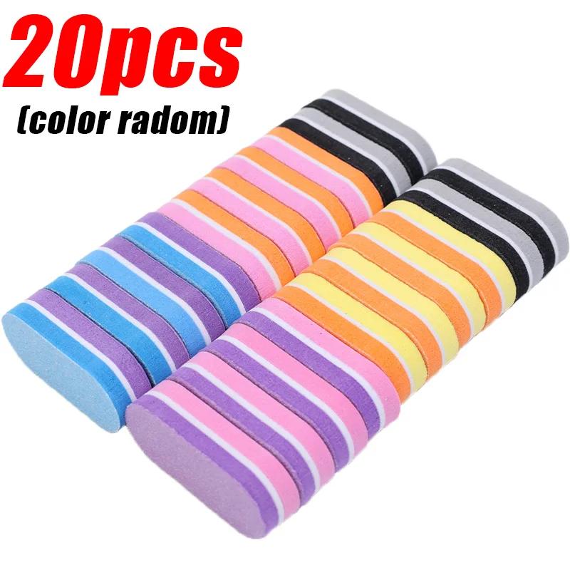 Professional Buffer Sponge Nail File Mini Sponge Nail File Double-sided Nails Art Blocks Polishing Manicure Pedicure Tools