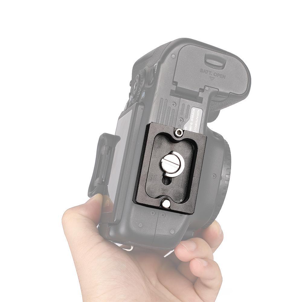 Asiento de Abrazadera de Placa de Liberación Rápida para Gimbal de Cámara Universal (PU 40/50/60/70/100MM)