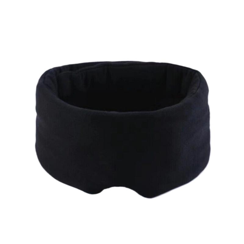 1Set 3D Sleep Eye Mask 100% Blackout Sleeping Mask Zero Eye Pressure Adjustable Eye Cover For Women Men Sleeping Aid Neck Mask