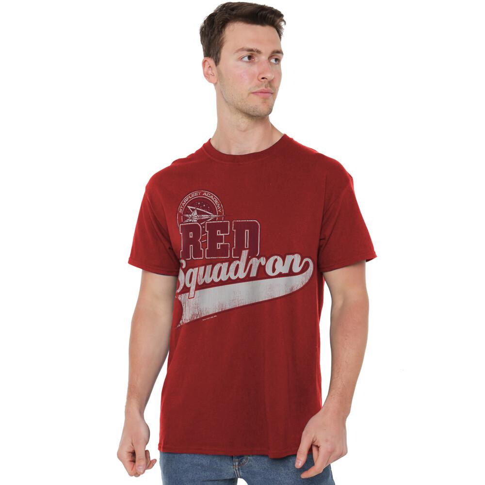 Star Trek Red Squadron Sport T-Shirt S-3XL Cardinal XXXL