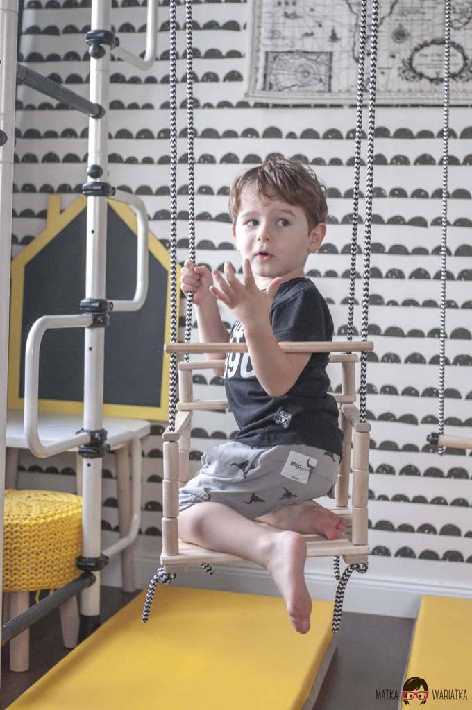 Pegas 2 gymnastic ladder - white and black