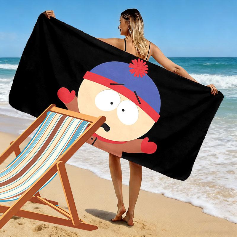 Stan Marsh Print Beach Towel, Large Soft Quick Dry Towel for Beach Camping Swimming