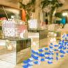 1200 Pcs Rose Petals,Blue White Silver Rose Petals Decoration Silk Rose Petals for Romantic Night for Her Set Wedding Party Flower Girl Petals Fake