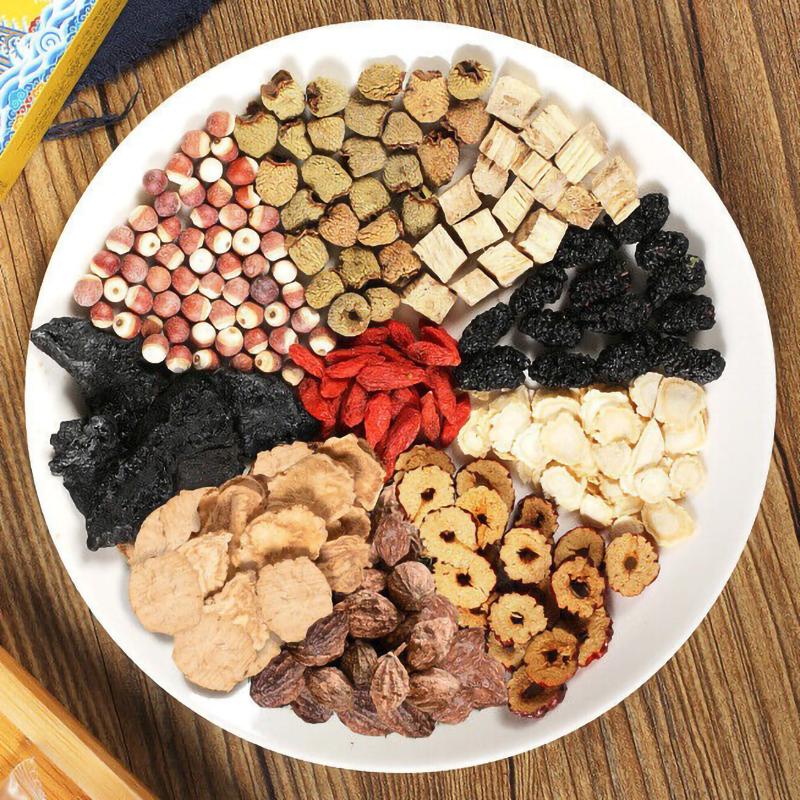 Premium Ginseng Ten Treasures Huangjing Mulberry Pueraria Wolfberry Maca Tea