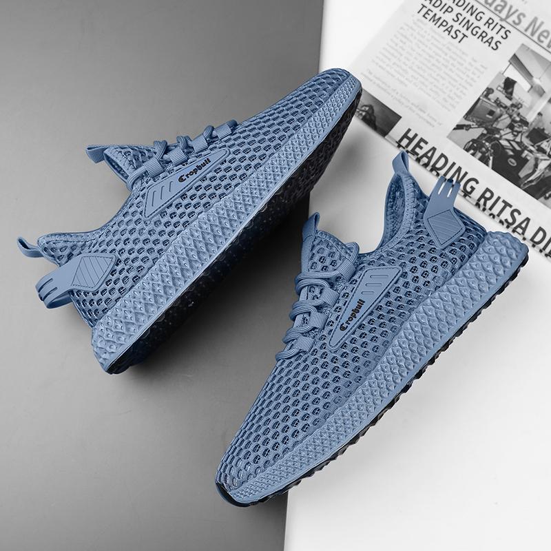 Men's sneakers new men's summer mesh surface breathable soft sole wading shoes hollow mesh shoes men's fashion shoes
