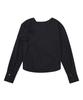 HYEYEONG KIM Tencel Interlace Long Sleeve Blouse - Black