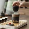 Forbidden City Merchandise Thousands of Miles of Jiangshan, a Pot of Three Cups of Portable Travel Tea Set, Tea Set for Elders and Leaders