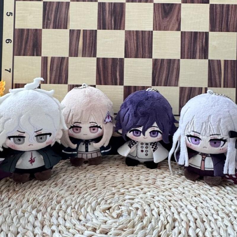 10cm Danganronpa Nagito Komaeda Kyoko Kirigiri Sitting Plush Keychain Chiaki Nanami Kokichi Oma Anime Game Doll Figure Gift