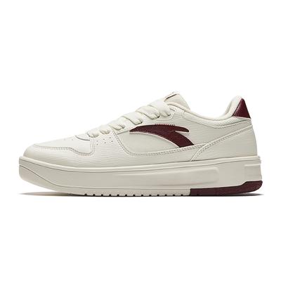 Lightweight White Sneakers Fashion Versatile Height Increasing Comfortable Low Top Skate Shoes Women Sneakers Crimson 922438010-1