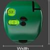 90-degree Right-angle Electronic Laser Ground Wire Tester Laser Marking Line Horizontal Assistance
