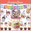 Birthday Theme Bts Party Supplies Decor Birthday Banner Cake Topper Bangtan Boys