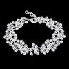 925 Sterling Silver Náramky Přívěsky Korálkový Řetízek Móda Roztomilé Pěkné Ženy Hrozny Náramek Svatební Šperky