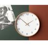 Nordic Solid Wood Wall Clock - Modern Simple Design for Living Room or Bedroom, Chinese Style, Fashionable and Creative.