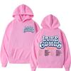 Luke Combs Tour 2025 printed men's and women's fashionable hip-hop retro pullover for autumn and winter casual long sleeved hooded sweatshirt