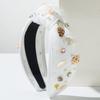 Seaside Vacation Style Diamond Studded Headband with Seashell Conch Sweet Fashionable Seaside Party Hair Accessories