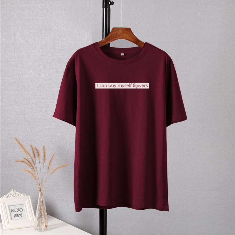 Shellsuning Casual Soft Cotton High Street Tees Trendy Letter Graphic T Shirts Women 2023 Summer Korean Short Sleeve Female Tops