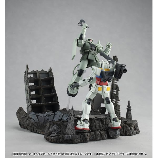 RM Series G Structure Mobile Suit Gundam [GS02M] New York City Ruins (Material Color Edition)