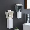 Storage Rack Plastic 5KG Bathroom Holder Self-adhesive Hanging Shower Organizer Shelf