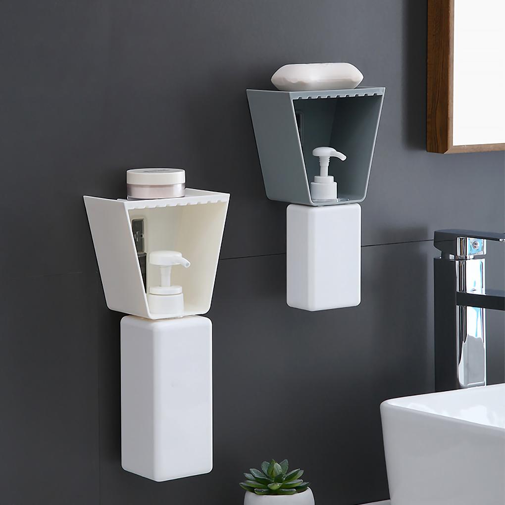 Storage Rack Plastic 5KG Bathroom Holder Self-adhesive Hanging Shower Organizer Shelf