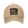 Unisex Baseball Hats Her Biji Kurdistan Flag Eagle Denim Fabric Streetwear Baseball Caps Hip Hop Cap Casquette