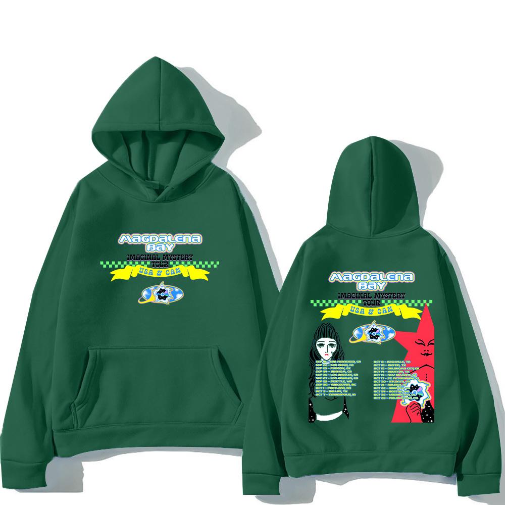 Magdalena Bay Imaginal Mystery Tour Hoodies New Harajuku Aesthetic Pullovers Women Men Fashion Hooded Sweatshirts High Quality