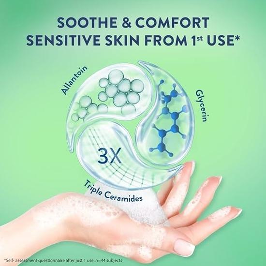 vms Ceta phil Soothing Foam Face Wash 200ml | Foaming Cleanser With Triple Ceramides for Sensitive Skin| Paraben, Sulphate & Allergen Free