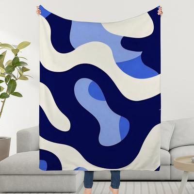 Decke Überwurf Super Muster Gemütlich Plüsch Wohnzimmer Wirbel Raum Sofa Couch Kindlich Camouflage Geburtstagsgeschenke