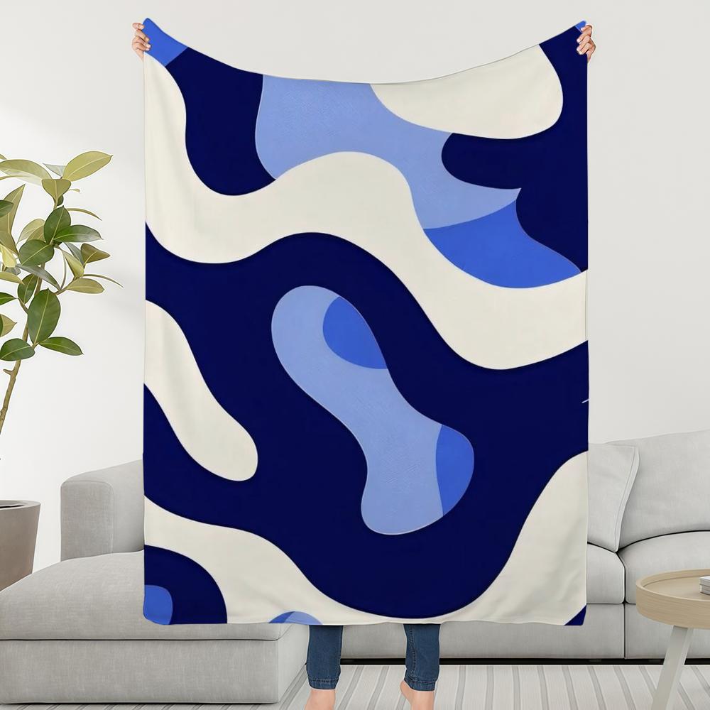 Blanket Throw Super Pattern Cosy Plush Living Swirl Room Sofa Couch Childish Camouflage Birthday Gifts