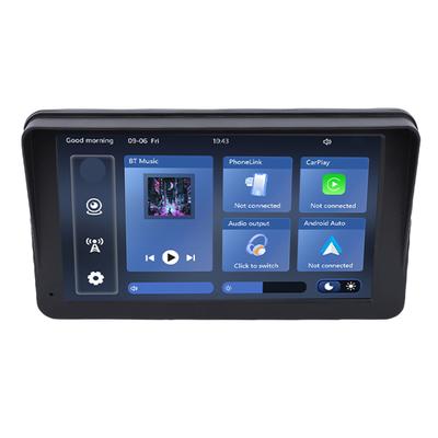 Portable Wireless Car Stereo 7 Inch HD     Auto Mirror Link   FM Radio for Cars with 7 Inch   Screen Black