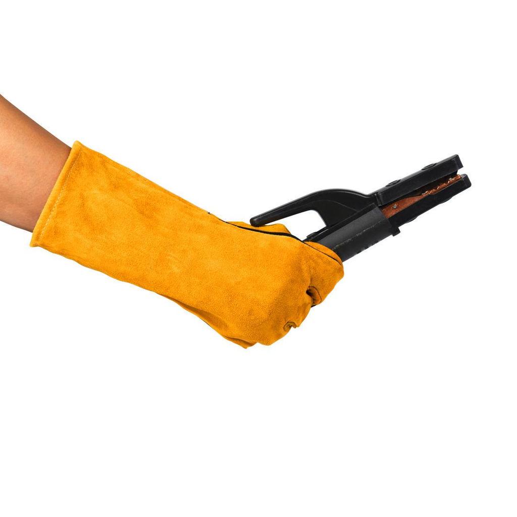 One-Piece Cowhide and Sheepskin Welding Gloves - Long & Short Models