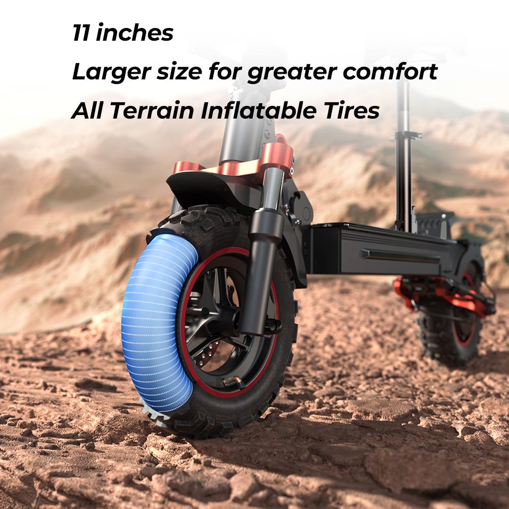 iScooter Elektrická koloběžka IX5S se sedadlem 45KM/H 1000W 15Ah 11palcová terénní pneumatika 60-65KM dojezd