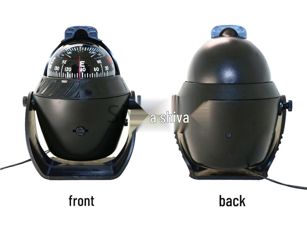 Car-Mounted Nautical Compass with Magnetic Declination Adjustment Available Now