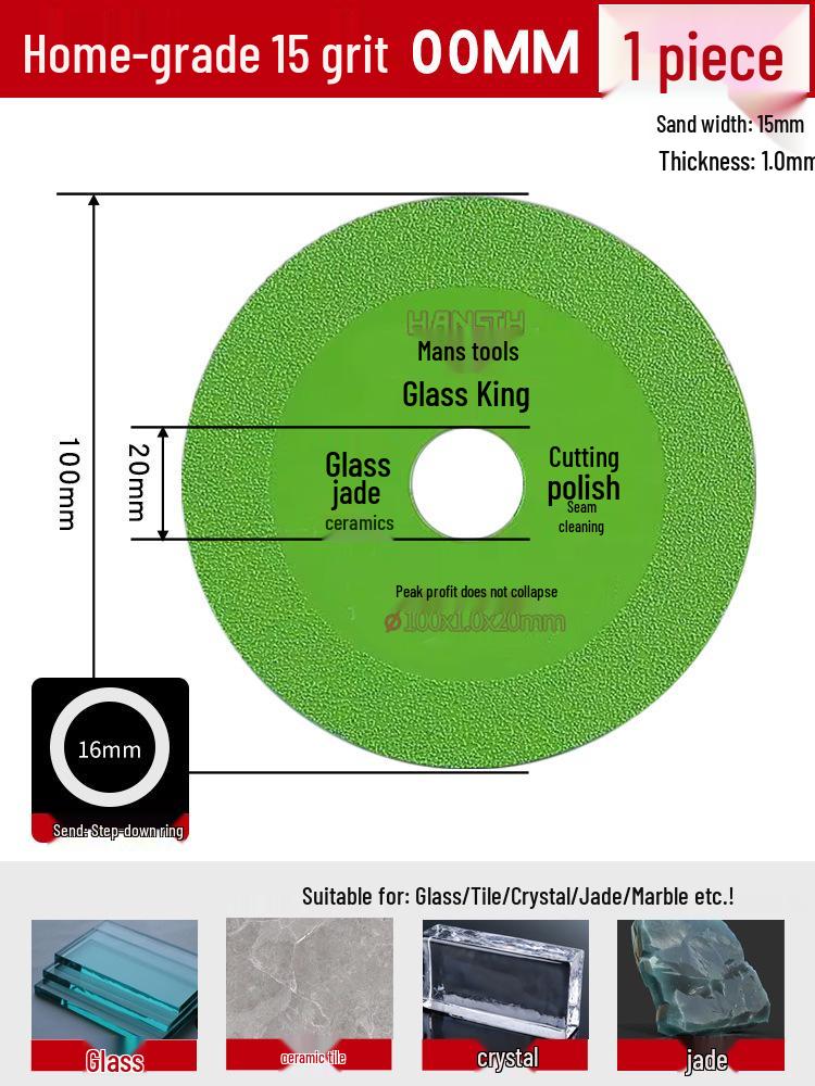

Ceramic Tile Cutting & Grout Cleaning Saw Blade - No Chip Glass Cutting & Grinding Disc