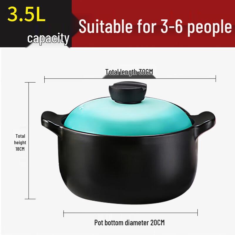 ASD High Temperature Resistant Stone Claypot Stew Pot