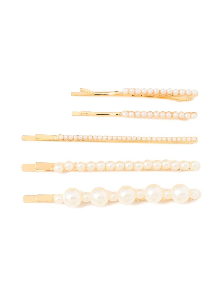 Beams Boy Accessories Pearl Set Hairpin NEW Women's White Free