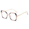 Unisex Trendy Large-Frame Color-Changing Glasses: Fashionable Blue Light Blocking Lenses That Enhance Complexion.