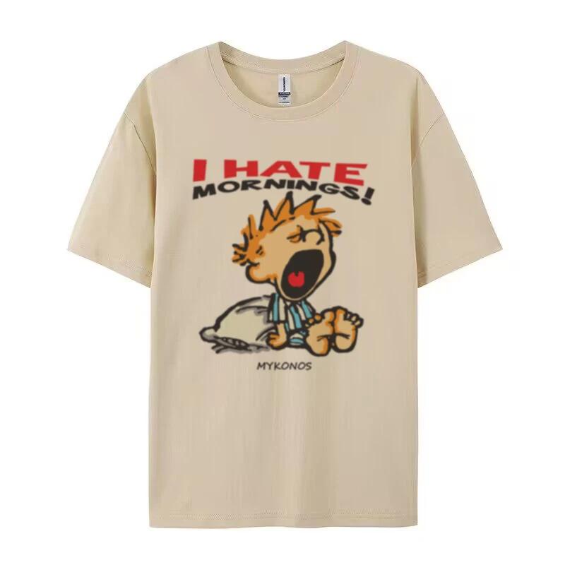 90s Retro Cartoon Graphic Tees Hippie Funny T Shirt Summer Fashion Oversized Streetwear Tops Women Y2k Grunge Aesthetic Clothes