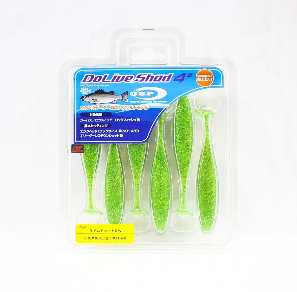 OSP Μαλακό Δόλωμα Dolive Shad SW 4 Ίντσες W-067 (6655)