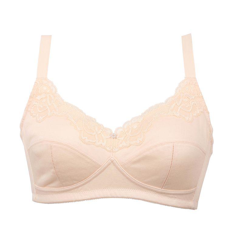 

Ancient and Modern Women s Intimates Small Chest Push up Wireless Bra Plus Size Lace Sexy Lightweight Breathable Anti-SAG Bra 75C/34C Apricot