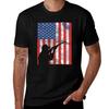 Skeet Clay Shooting Pigeon Trap Bird Hunters PULL US Flag TShirt Casual Trendy Streetwear Tee Shirt