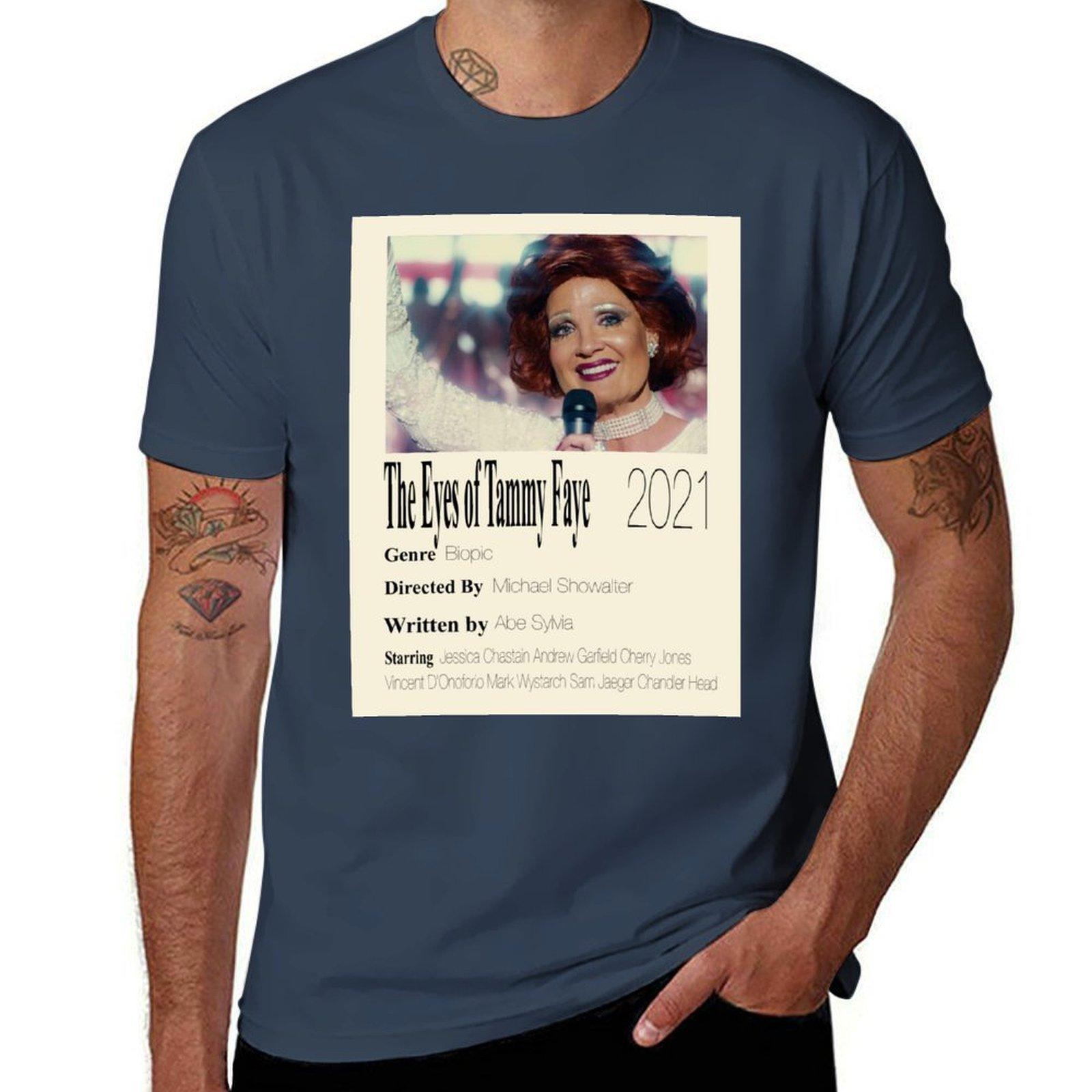 The Eyes Of Tammy Faye Poster Tshirt Perforunisexce Workout Short Sleeve Tee S