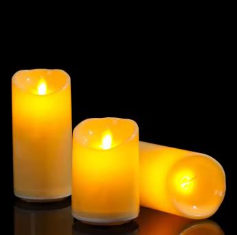Flashing Flameless Tea Candles Battery-Powered Led Wishing Candles For Halloween Christmas  Other Festivals Home Decor
