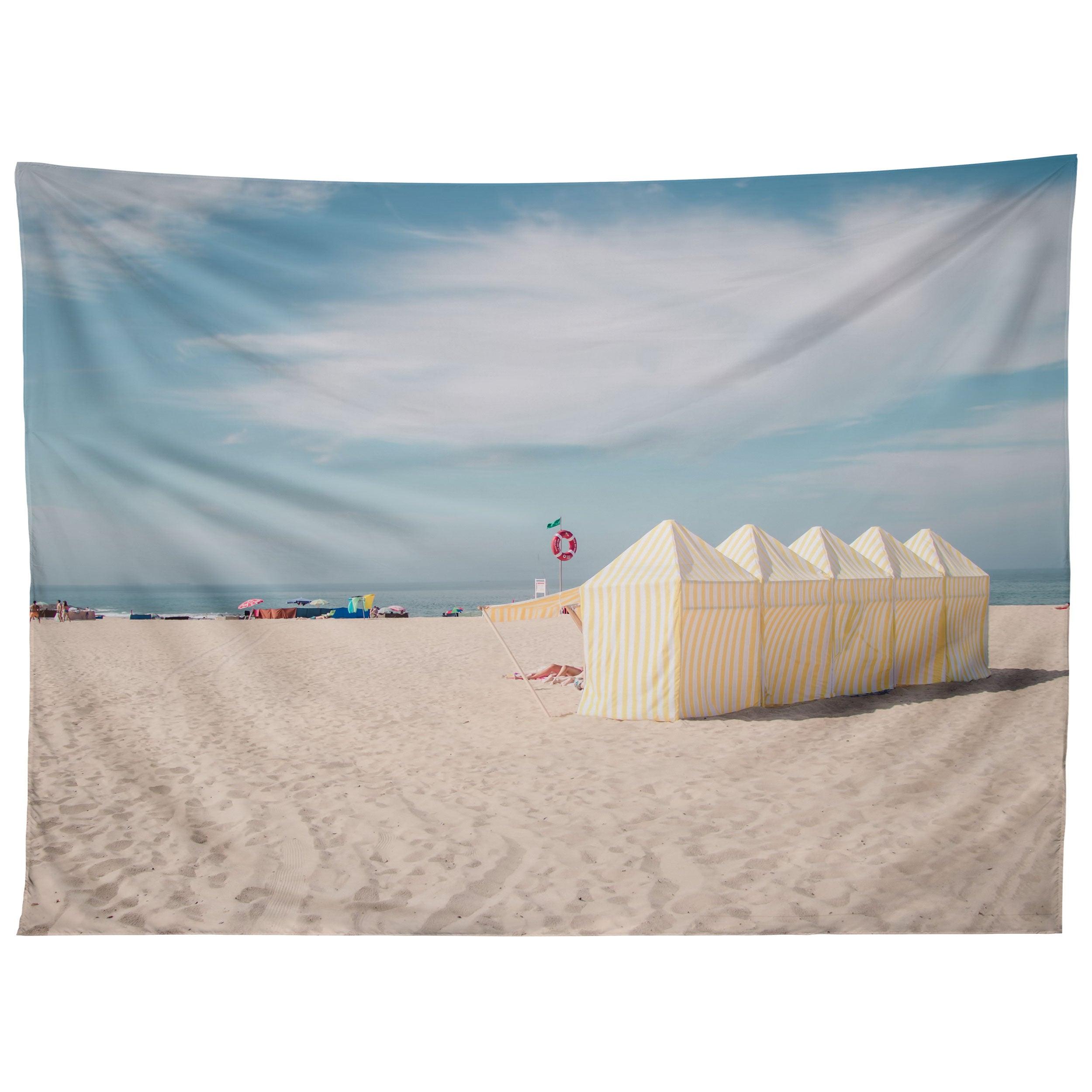 BEACH SUMMER VIBES OCEAN tapestry 75x100