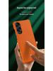 Genuine leather protective cover for Honor X20/X20SE/X10Max with cowhide litchi pattern.