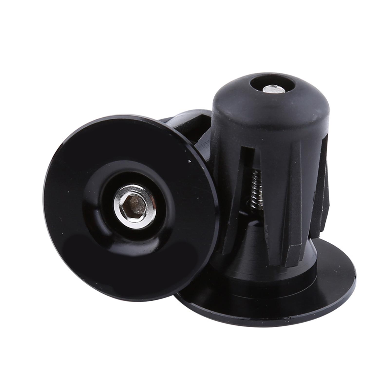 

2 шт. цветные алюминиевые велосипедные рули, ручки, заглушки, колпачки чёрный