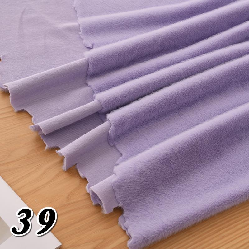 50*40cm Encrypt Imitation Rabbit Fur Fabric Thicken Plush Counter Background Clothing Fabric Handmade DIY Sewing Doll Fabric