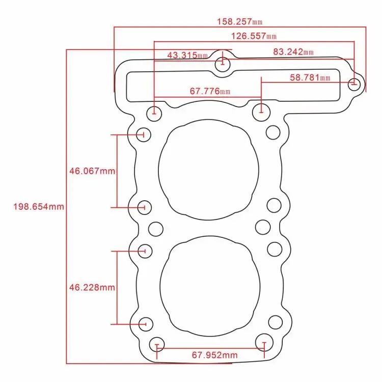 Motorrad Zylinderkurbelgehäuse Abdeckung Dichtung Für Kawasaki Ninja 250R EX250 96-07 EL250 EL252 1991-2003 GPX250R ZZR250