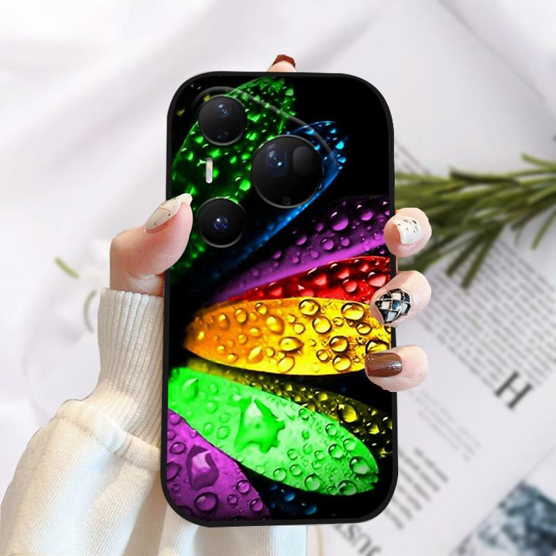 Phone Case For Huawei Pura 80 Ultra Pretty Stylish Painting Soft TPU Silicone Shockproof Cover For Huawei Pura80Ultra Fundas